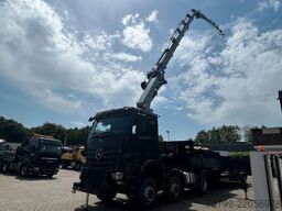 MERCEDES-BENZ 2651 SZM+HIAB 638 Kran6x6 ausziehbarer Tieflader