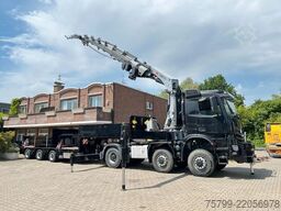 MERCEDES-BENZ 2651 SZM+HIAB 638 Kran6x6 ausziehbarer Tieflader