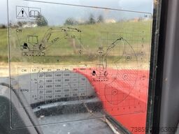 Kubota KX080-4 with 3 excavator buckets