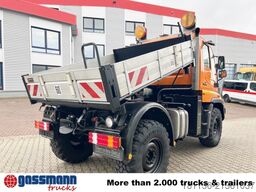 Unimog U 300 4x4, Kipper, Kommunalhydraulik, Zapfwelle