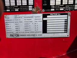 Pacton 2822 C-2 3 assige pacton container aanhanger me...