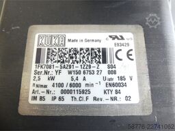 KUKA 1FK7081-5AZ91-1ZZ9-Z S04 Servomotor SN: YFW150675327008