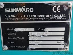 Sunward SWE155F CE certification, Diesel, Digging depth: 5