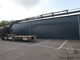 DAF XF 460 6x2 flatbed truck with Palfinger PK 5000...