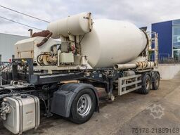 RENDERS BETON MIXER 12M3 + MOTOR (MALAXEUR/MISCHER)