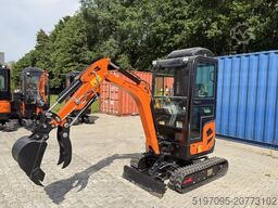 Tec Point - 1,6 Klasse Minibagger NEU! Schnellwechsler und 3 Schaufeln im Set