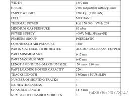 CP Forni Metal Sarı Tavlama Fırın SM45 1400 4G 1Z
