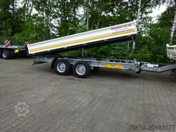 Möslein TTD11 weiß neuer Tandem 3- Seitenkipper Tieflader-- Neufahrzeug --