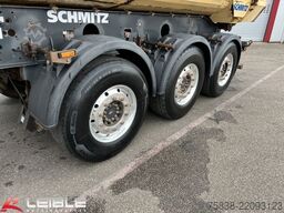 SCHMITZ CARGOBULL SKI 24SL*Stahlmulde*24m³*1.+2.Liftachse*Alcoa*