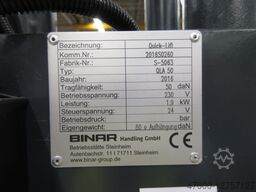 Binar Quicklift Arm QLA 50i 50Kg L 2,8m Quicklift 50 Kg Nutzlast + Scherenzange