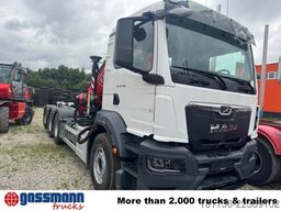 MAN TGS 35.480 8x4, Kran FASSI F275, Funk,