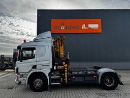 Scania P114-340 + HIAB 19-5 crane + remote / Euro-3 / ...