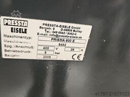 Pressta Eisele Prisma 600 E