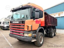 Scania P124-360 C 6x6 FULL STEEL 3-WAY KIPPER (12 GEAR...