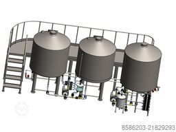 HGMC Drei-Geräte Sudhaus 1200l