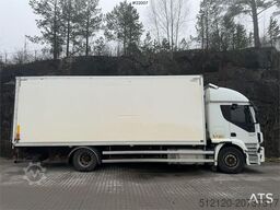 Iveco Stralis 360 4x2 box truck with full side opening.