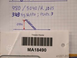 Stahl 13-stufig  Höhe 2980 mm