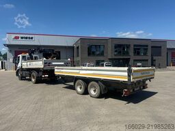 IVECO 140E250 Kipper mit HIAB Kran inklusive Anhänger