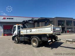 IVECO 140E250 Kipper mit HIAB Kran inklusive Anhänger