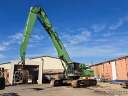 Sennebogen 850R with hydraulic rotating grapple