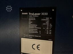 TRUMPF TruLaser 3030 Lean Edition L20 3200 W