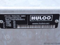 Hulco Terrax-2 3500kg 2 Axel Trailer, 2.770 kg Capacity,