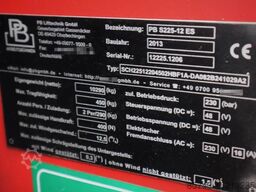 PB LIFT S225-12ES Electric, 4x2 Drive, 22.5m Working