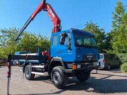 MAN TGM 10.180 4x4 KRAN 16m single bereift FUNK