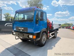 MAN TGM 10.180 4x4 KRAN 16m single bereift FUNK