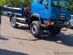 MAN TGM 10.180 4x4 KRAN 16m single bereift FUNK