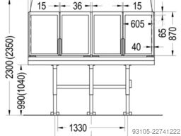 AHT / Carrier Miami 250 / Top - Freezer 250