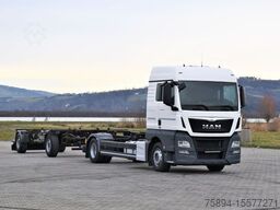 MAN TGX 18.440 Fahrgestell 7,00m + Anhänger 6,90m