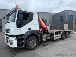 IVECO Stralis 420 6x2 Maschinetransport HMF1823 Crane
