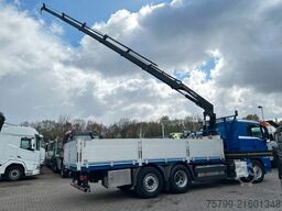MAN 26.400 Pritsche + HIAB 232 Kran 6x2