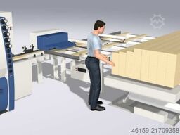 Weinig E3 infeed + A3 outfeed