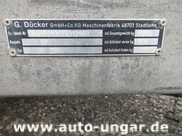 Dücker HM200 Tandemachse Holzhacker Hatz Diesel