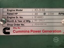 Cummins C38D5 - 38 kVA Surplus Genset - DPX-18504