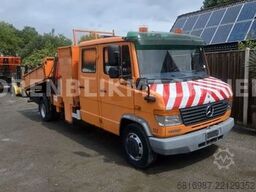 MERCEDES-BENZ Vario 814D KIPPER MIT PALFINGER KRAN