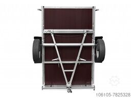 Unitrailer Anhänger KIPP ungebremst 201 mit Hochplane