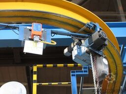 Demag Doppel Kettenzug 5000KG Hallenkran Tandem Funk DC Pro 16-2500 5t H 6m Kran