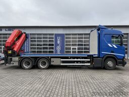 SCANIA R500 6x4 Pritsche mit Kran Palfinger PK53002 SH