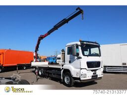 MAN TGS 26.440 + HMF 22T/M + remote + 6x2 steering ...