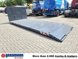  Abrollplattform 6.000mm, mit abnehmbaren Rungen