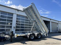 Möslein TTD 19 B  19 t Tandemkipper- Tieflader hydraulischer Klappe Breitbereifung