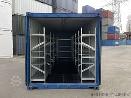 Other 20’ DV mit Fachbodenregalen, Licht, Tür