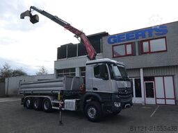 Mercedes-Benz Arocs 3643 | 8X4 Tridem | 3 Side Tipper | Fassi...