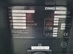 DMG MORI CMX 70 U