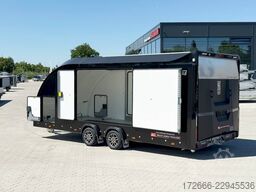 Brian James Trailers RACE SPORT 341-5521-35-2-12-B 550X210X196CM 3500KG GESCHLOSSENER AUTOTRAILER | SCHWARZ