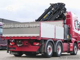 SCANIA R500 Pritsche Kran Palfinger Lift-/Lenkachse Eu5