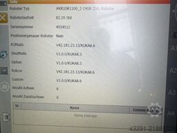KUKA KR10 R1100-2 / SEL KRC4 (82 + 135 Std.)